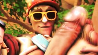 Beach Junkers Ginormous Caboose Feat. Reinhardt/Soldier 76 (SFM Sound Edit)(RTZero)