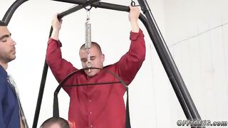 Homo mind-blowing heterosexual spunk-pumps and studs in brief cut-offs first-ever time Teamwork makes cravings come