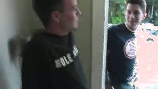 Trio Lads Throating Eachother off