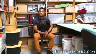 Watch this first-timer thief get roughed up & pounded hard