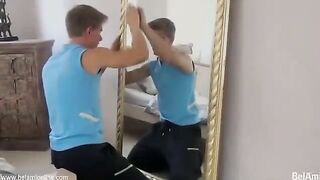Youthfull fag boys in a threeway