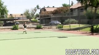 Youngster Buddies have a Trunk Blowing and Donk Romping Three-Way