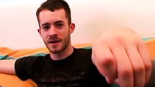 Fag takes underpants off jacking and taunting with his rear