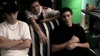 Slap college and animated stud homo lads slapping Kelly Bashes The Down Rock Hard