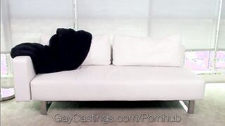 HD - GayCastings Archer Hart is anxious to get plowed on audition sofa