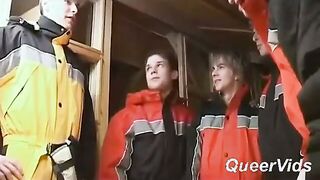 Watch Nubile's Thick Trunk Get Inhaled While He Gives a Homo Blowjob