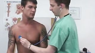 Horny college boy's first time with a hot stud - a muscular young stud's examination of his body
