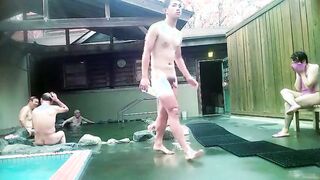 Asian teen's skinny body gets spy on by group of guys in HD