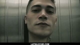 LatinLeche - Brazilian Guy Gets to Fellate Hefty Sausage
