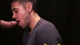 Watch this young stud's first time on camera with a hot amateur