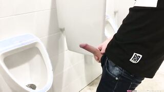 Watch this straight Dutch dude pleasure himself with his man rod in the men's bedroom