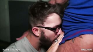 Ray Dalton gets his big dick pounded in the garage while his son waits in the car