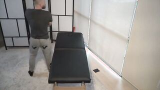 Steaming Masseur tonguing and smashing my caboose