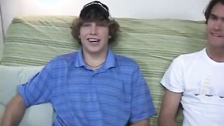 Youthfull schoolboy sans a condom homosexual fuckfest soiree first-ever time Moving his head up and down in a slow