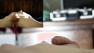 An Explosive Ejaculation after 24 Hours of Edging