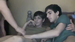 Bareback orgy with unshaved guys with big stomachs getting fucked hard and bod-fantastic