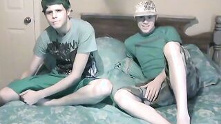 Lucas, the call boy, is a hot blonde who's nervous about getting hard-on by a stranger