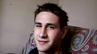 Watch Youngster's tight ass get pleasured by his massive cock while he strokes it and wanks it