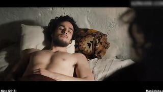 Watch this hot teen get frisky with a muscular dude in a shirtless video