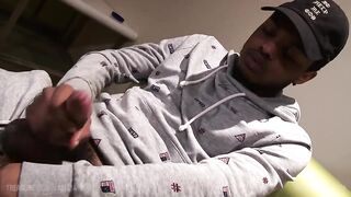 Watch this teen cutie give a kinky handjob & jerk off instruction to a hung stud