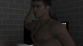Dante Sparda & Regenerator take on a cum-hungry hunk at gas station - Part 2