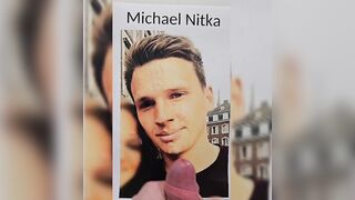 Michael Nitka, the straight friend, celebrates with a cumshot facial and a hot load