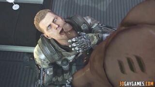 Muscular men with tattoos take on DIMENSIONAL Homo Lessons in HD 3way Fucky-Fucky
