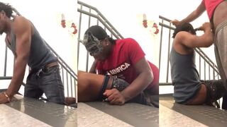 Get ready for a wild and steamy stairwell fuck with DL Nigga in HD