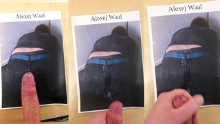 Alexej Waal, the straight Russian guy, joins for a wild cumshot party with his straight coworker