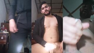 Big-dicked bear guy Beardy Hughxx indulges in hot fetish action with his kinky twinkster