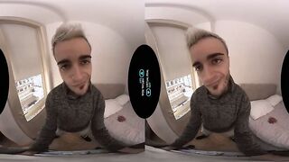 Experience the ultimate Luxury Valentines day with a stunning Brunette and his lover in full 3D action!