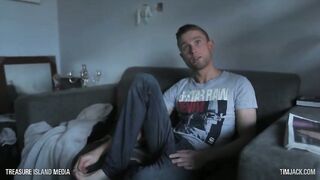 Sizzling jock unclothing at home