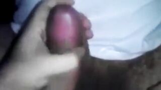 Watch this guy's big dong bounce as he gives a hot handjob and takes a hot load
