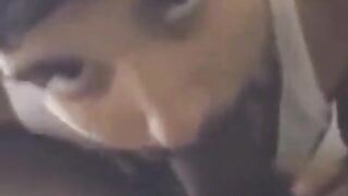 Amateur Indian Teen Gives Old Young Black Hunk a Blowjob and a Cumshot