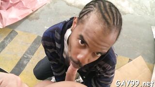 Watch these amazing bi-racial orgy scenes with cumshots galore!