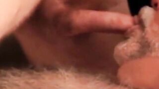 Watch this hot amateur bear give a hot handjob & blow his load on his bushy beard