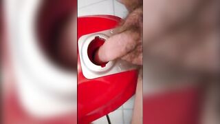 Homo bear takes creampie after dirty handjob and creampied vacuuming