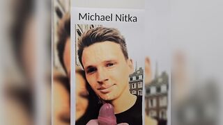 Cumtribute to Michael Nitka [sexy str8 friend] 3