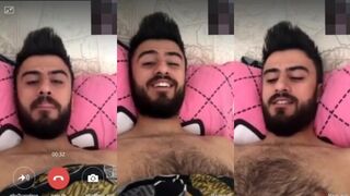 Hot Arab stud from Iraq gets down and dirty with hairy, solo male bear