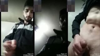 Uber-Cute Lebanese teen Flash jerks off and takes a cumshot on webcam