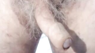 Horny dude's first time on cam: Uncut big cock handjob and cumshot