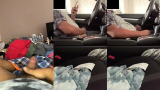 Yessduhh rubs one out in a Costa Mesa Camper with a big dicked guy