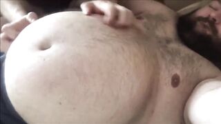 Hairy bear with big black dong gets a sticky cumshot in HD