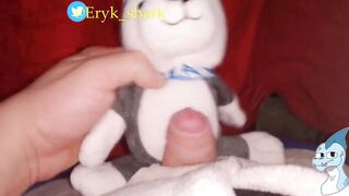 Watch Shark Eryk dominate a hairy guy with his shark-like toys in solo action