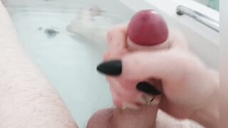 Watch this kinky femboy tease & pulverize a guy with her lengthiest pulverizing & domination skills!