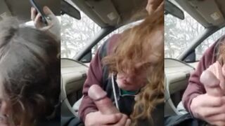 RealBryanSheldrick gets his hairy friend to deepthroat two Explosions while they're on the road