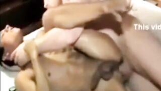 Watch this amateur escort give a wild handjob and take a hot load in his ass