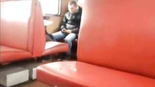 Amateur guy with a huge load in his train - Homo-sensual solo play