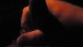 82Lou, the hairy camper, enjoys a hot solo handjob in a public van