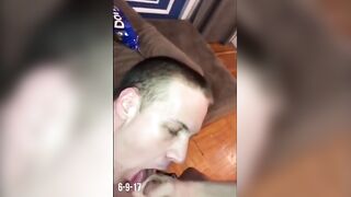 Watch this guy take on multiple cocks in a wild handjob orgy with cumshots galore!
